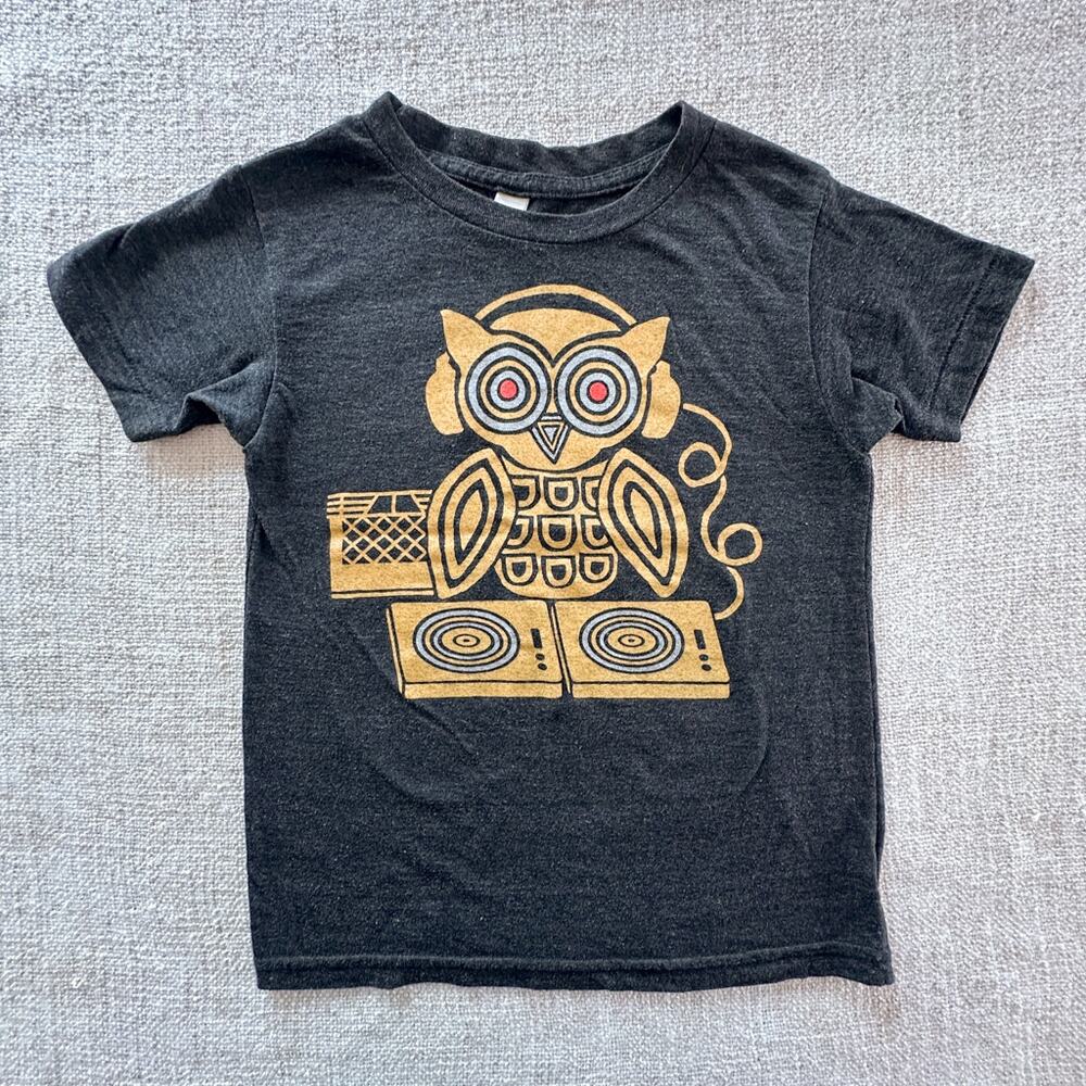 Gnome Enterprises Owl DJ Tee VGUC 6